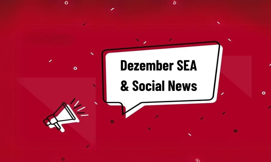 Dezember SEA & Social News 2021